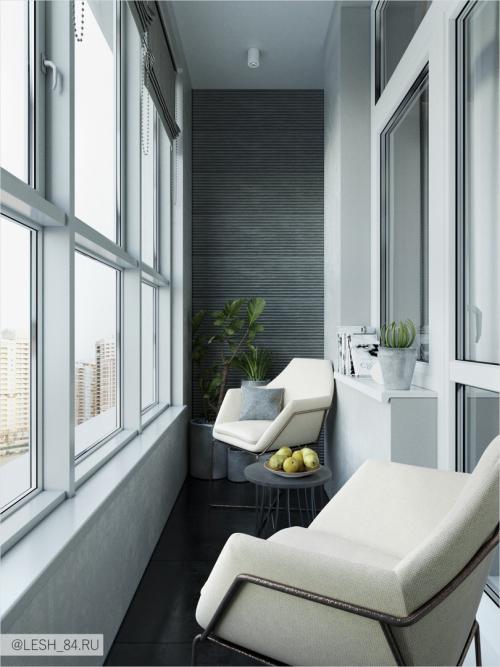 Монохромный интерьер 14