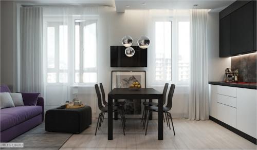 Серые цвета в интерьере 06