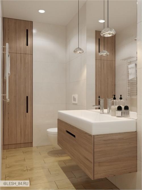 Скандинавский интерьер в квартире в ЖК Граф Орлов 15