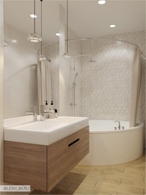 Скандинавский интерьер в квартире в ЖК Граф Орлов 14