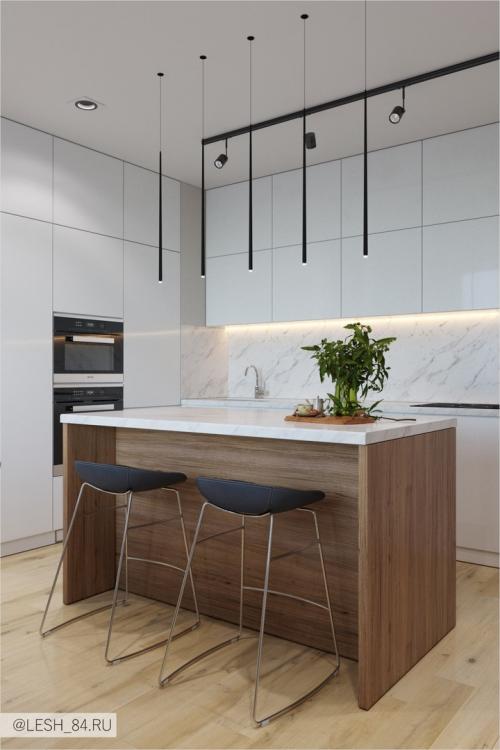 Скандинавский интерьер в квартире в ЖК Граф Орлов 03