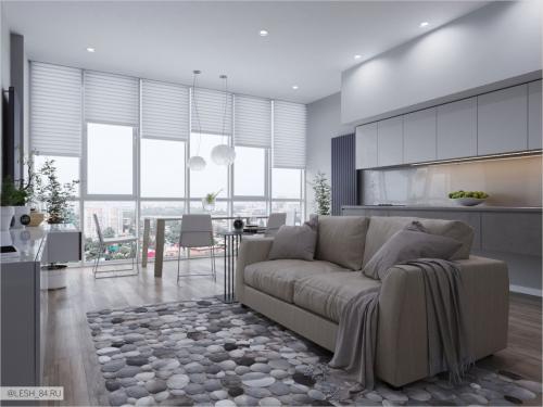 Минималистичная мужская квартира 02