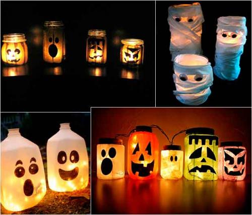 Как украсить зал к хэллоуину. Как украсить дом на Хэллоуин своими руками 05