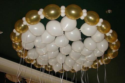 Как украсить актовый зал на выпускной. Оформление зала шарами