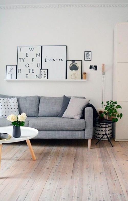 Как украсить гостиную. 5 крутых идей декорировать пустую стену в гостиной