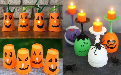 Как украсить зал к хэллоуину. Как украсить дом на Хэллоуин своими руками 04