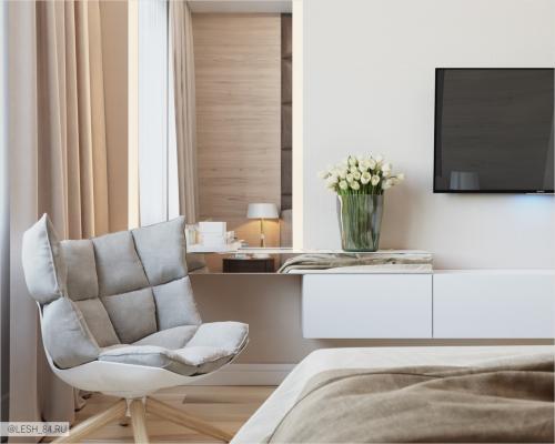 Интерьер квартиры в ЖК Duderhof club 12