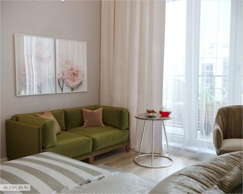 Интерьер квартиры в ЖК Duderhof club 16