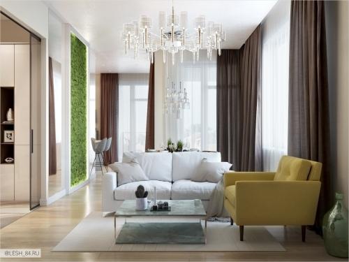 Интерьер квартиры в ЖК Duderhof club 04