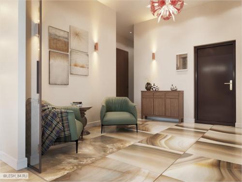 Интерьер квартиры в ЖК Duderhof club 01