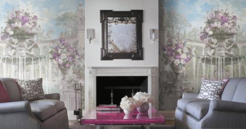 Рисунок на стене в гостинной. Роспись стен в интерьере — варианты красивого оформления на 70 фото