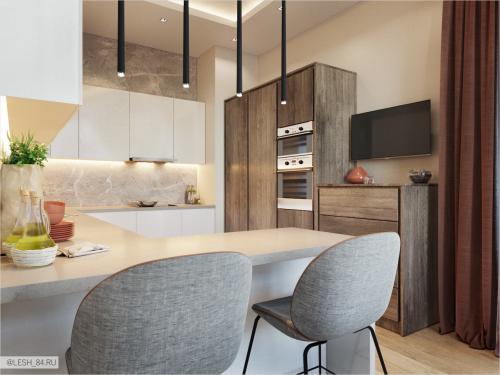 Интерьер квартиры в ЖК Duderhof club 07