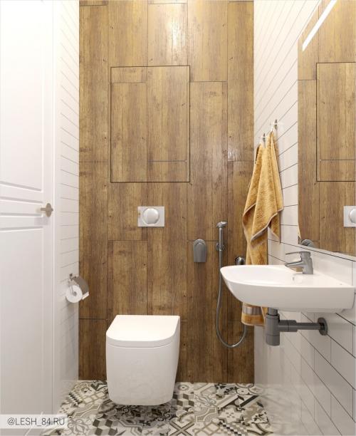 Светлый интерьер квартиры для большой семьи 12