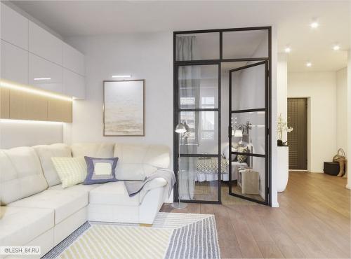 Светлый интерьер квартиры для большой семьи 04