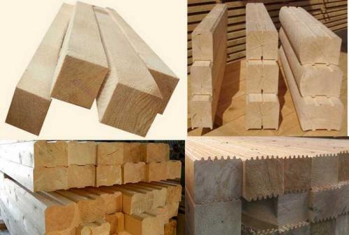 Дома из профилированного бруса. Разновидности бруса