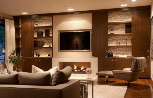 Можно ли вешать телевизор над камином 05 Можно ли вешать телевизор над камином 05