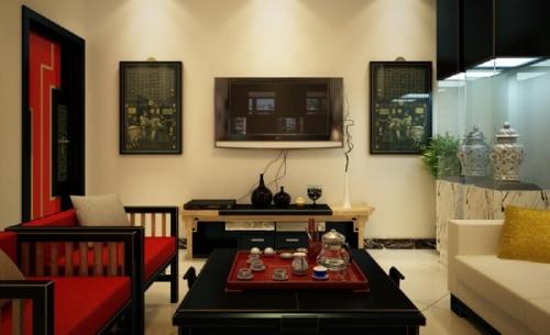 В индийском стиле комната. Мебель и аксессуары 39