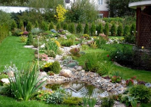 Ландшафтный дизайн частный дом. Ландшафтный дизайн