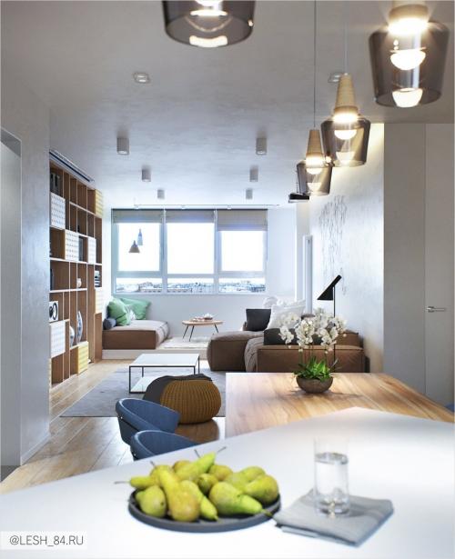 Необычный дизайн в ЖК Самоцветы 02