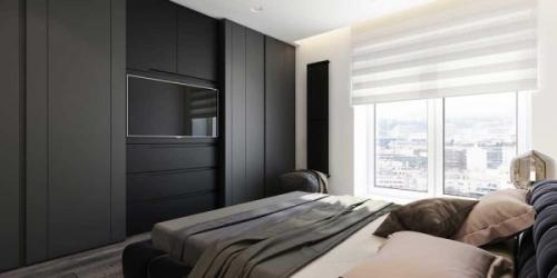 Освещение в спальне 2019. Дизайн в стиле минимализм