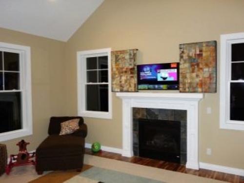 Можно ли вешать телевизор над камином 13 Можно ли вешать телевизор над камином 13