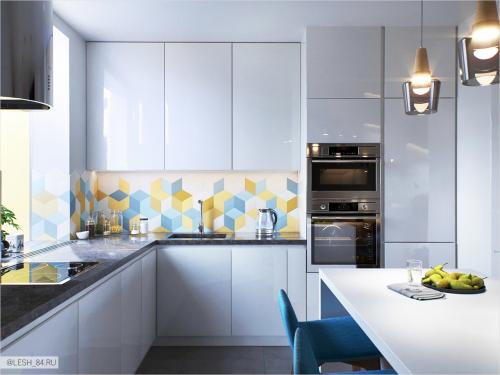 Необычный дизайн в ЖК Самоцветы 01