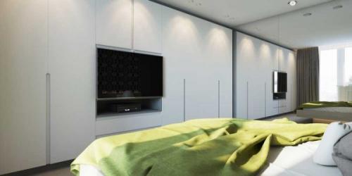 Освещение в спальне 2019. Дизайн в стиле минимализм