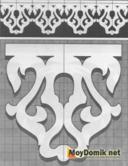 Рисунки наличников на окна деревянного дома. Шаблоны для резных наличников на окна и двери – от рисунка к трафарету 07