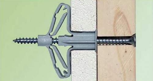 Дюбель молли в бетон. Дюбели и анкера для гипсокартона: ввертыш Driva, КНАУФ-Хартмут, Molly, пружинный