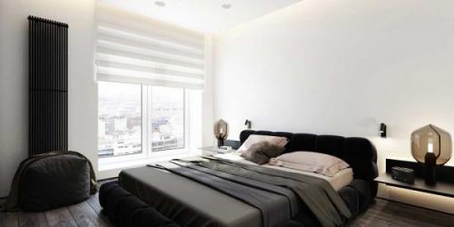 Освещение в спальне 2019. Дизайн в стиле минимализм