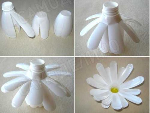 Как сделать цветы для сада из пластиковых бутылок своими руками. Цветы из пластиковых бутылок для сада, огорода и дачи — фото и описание, как сделать своими руками 03