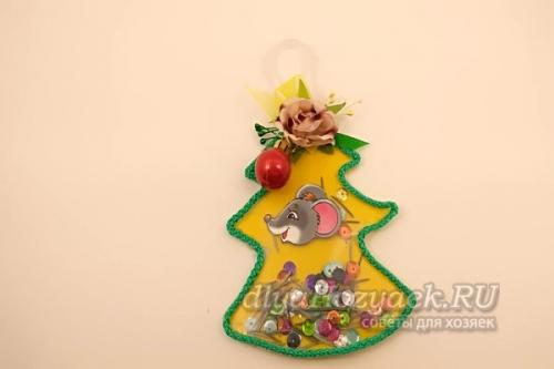 Мягкие елочные игрушки своими руками. Елочная игрушка в виде елки своими руками к Новому году Крысы