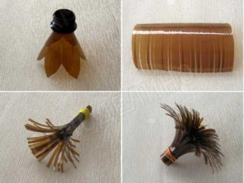 Как сделать цветы для сада из пластиковых бутылок своими руками. Цветы из пластиковых бутылок для сада, огорода и дачи — фото и описание, как сделать своими руками 07