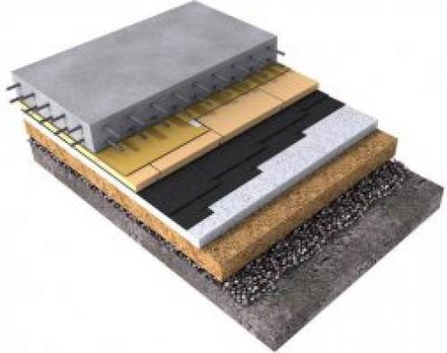 Как стелить гидроизоляцию на пол. Пример применения пароизоляции и гидроизоляции в конструкции пола по лагам 07