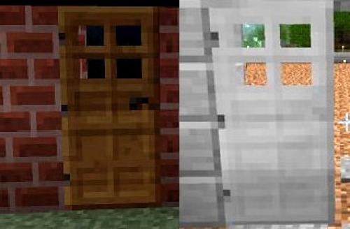 Как сделать дверь в майнкрафте. Как сделать дверь