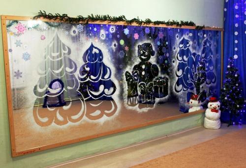 Новогоднее оформление. Новогоднее украшение группы детского сада: волшебство начинается