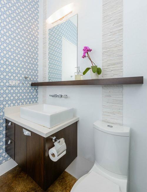 Последовательность ремонта в туалете. Отделка потолка 14