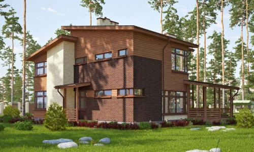 Современный кирпичный дом. Дом из кирпича — лучшие типовые дизайн-проекты. 150 фото современных вариантов кирпичных домов