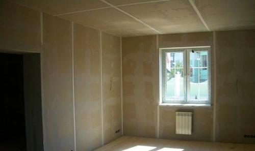 Монтаж гипсокартона на деревянные стены. Отделка деревянного дома