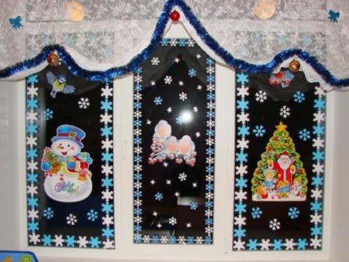 Новогоднее оформление. Новогоднее украшение группы детского сада: волшебство начинается