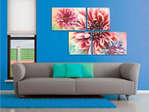 На каком расстоянии друг от друга вешать модульные картины. Плюсы и минусы использования в интерьере 12 На каком расстоянии друг от друга вешать модульные картины. Плюсы и минусы использования в интерьере 12