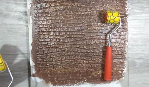 Фактурная шпаклевка. Применение фактурных и структурных валиков 15 Фактурная шпаклевка. Применение фактурных и структурных валиков 15