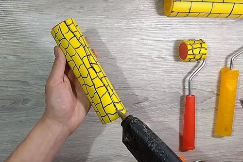 Фактурная шпаклевка. Применение фактурных и структурных валиков 11 Фактурная шпаклевка. Применение фактурных и структурных валиков 11