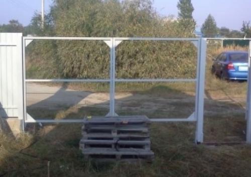 Конструкция ворот. Консольные ворота 07