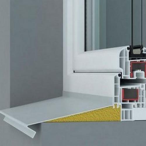 Как к пластиковому окну прикрепить отлив. Установка отливов 03