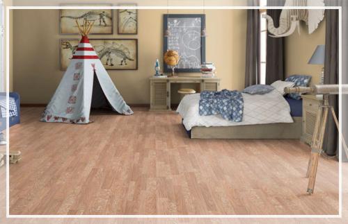 Линолеум под керамогранит. Линолеум с рисунком под плитку: фото в интерьере