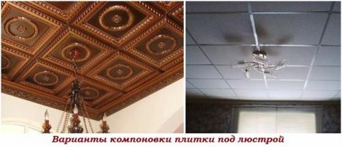 Как клеить потолочную плитку на деревянный потолок. Разметка потолка