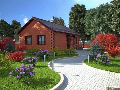 Современный кирпичный дом. Дом из кирпича — лучшие типовые дизайн-проекты. 150 фото современных вариантов кирпичных домов