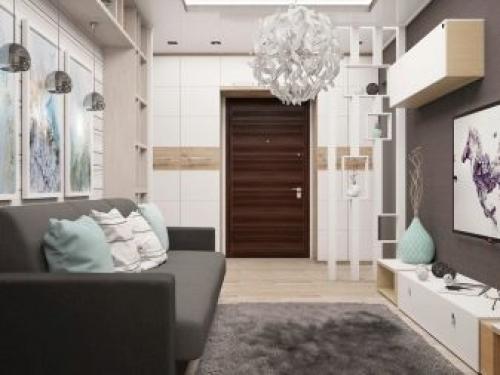 Прихожая переходящая в гостиную. Удобная кухня-прихожая: стиль оформления 21 Прихожая переходящая в гостиную. Удобная кухня-прихожая: стиль оформления 21