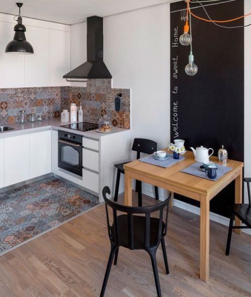 Угловая кухня в стиле лофт. Выбираем мебель и технику